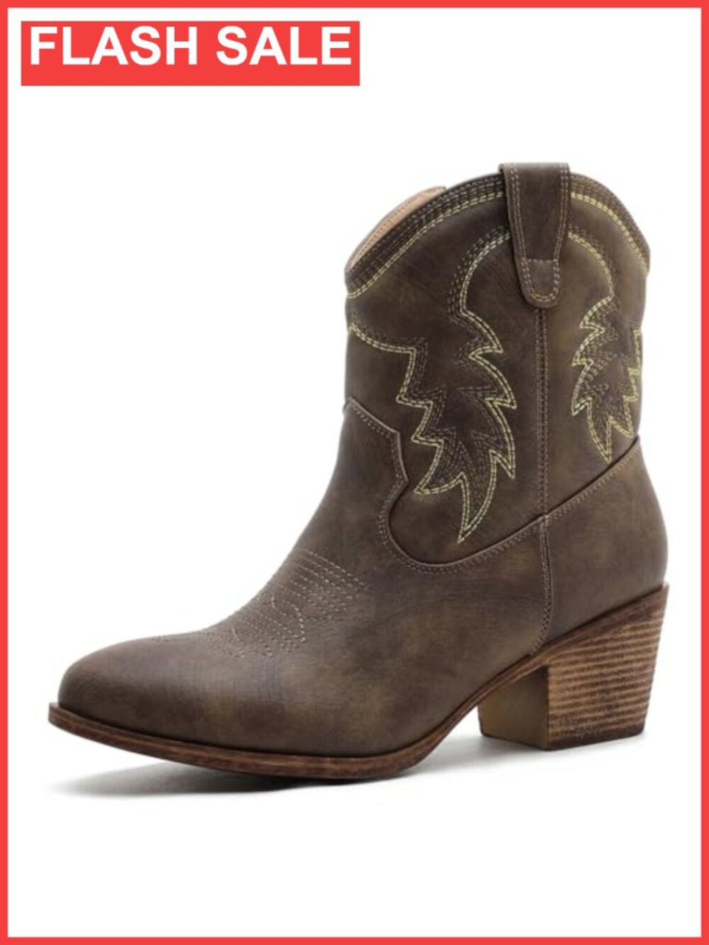 Faux Leather Pointed Toe Ankle Boots Side Zipper